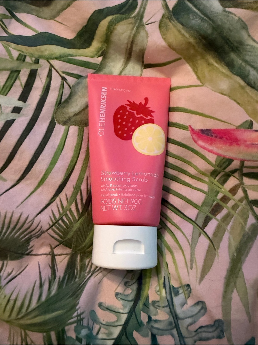 Ole Henriksen Strawberry Lemonade Smoothing Scrub — Pink and White